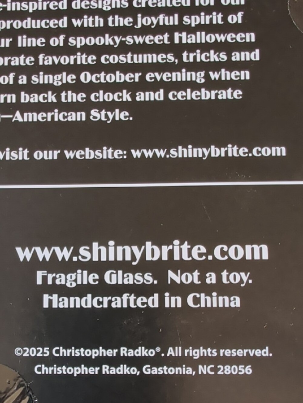 Christopher Radko Shiny Brite Halloween Glass mini Ornaments 20 Bats Cats - Picture 7 of 10